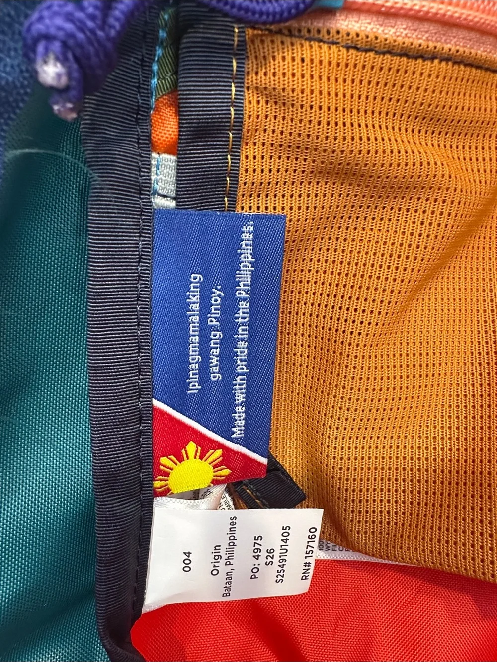 Cotopaxi Batac Del Día 16L Backpack One-of-a-Kind Multicolor Lightweight Daypack